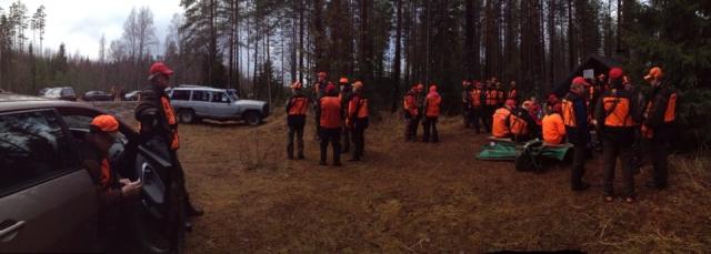 Hirvijahtia odotellessa